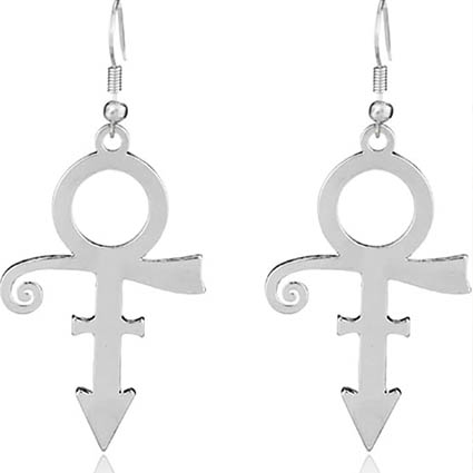 Boucles d'oreilles Prince Love Symbol